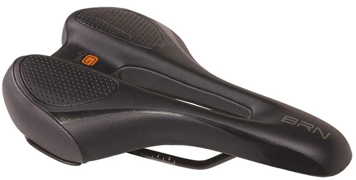 Brn Soft Gel Sport Relax Zadel Zwart 155 mm