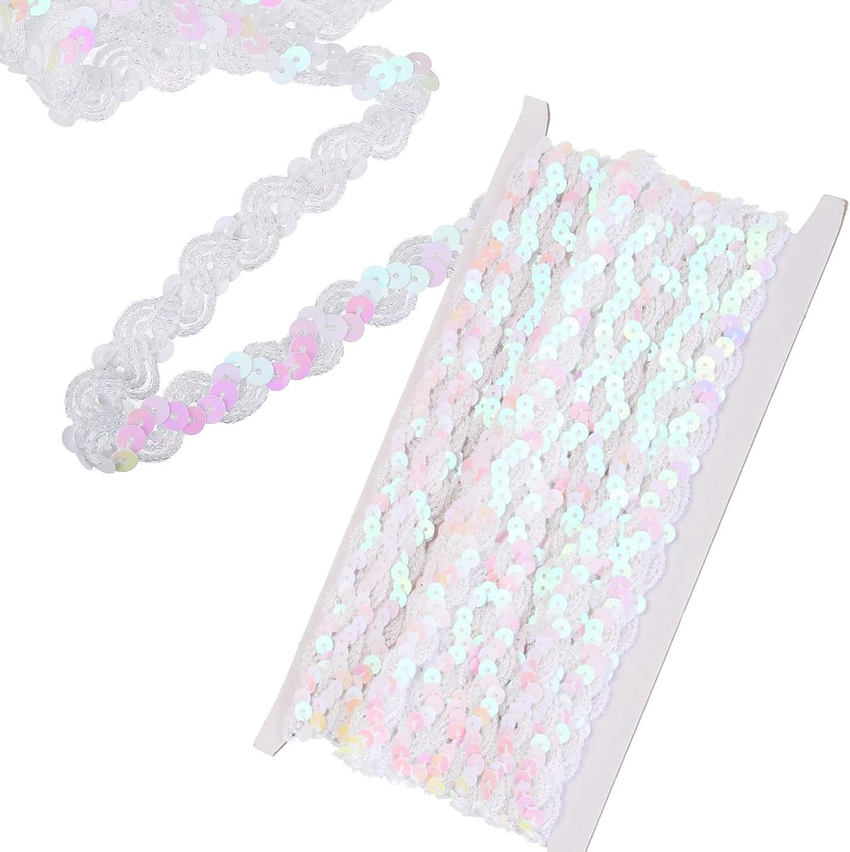 13 m × 15 mm sierlint glitter glanzend sierlint pailletten linten trim pailletten lint randen lint glitter boord gevlochten voor doe-het-zelf naaien handwerk kleding kleding kleding decoratie