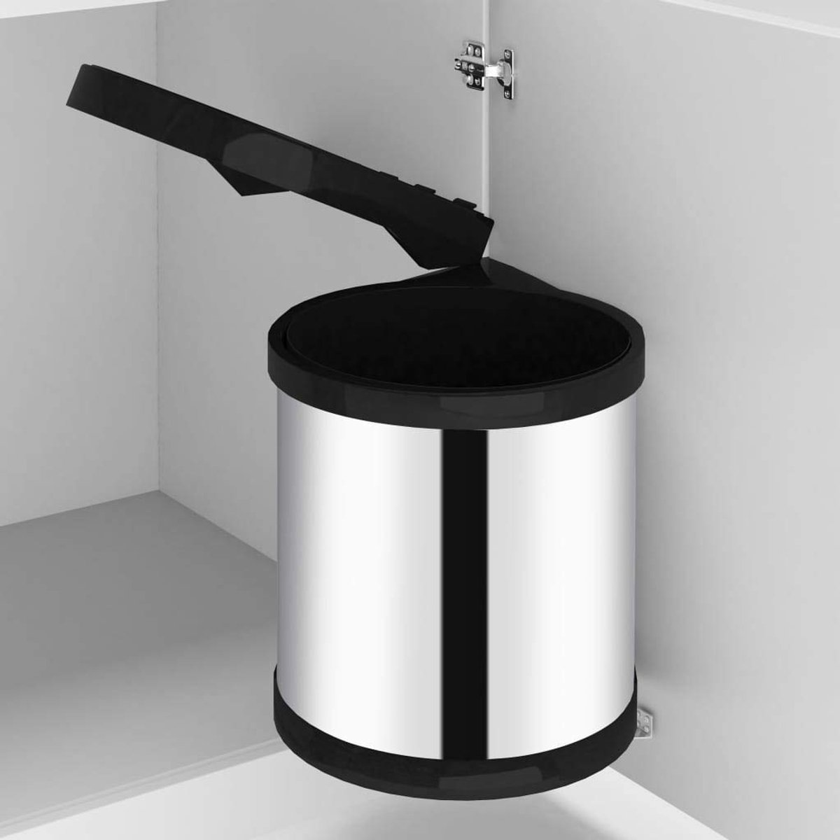 Keuken Inbouw-Vuilnisbak Roestvrij Staal 8L Keuken/Badkamer Vuilnisemmer, Huishoudelijke Benodigdheden Afvalemmer, Afvalemmer/Vuilnisemmer-51171