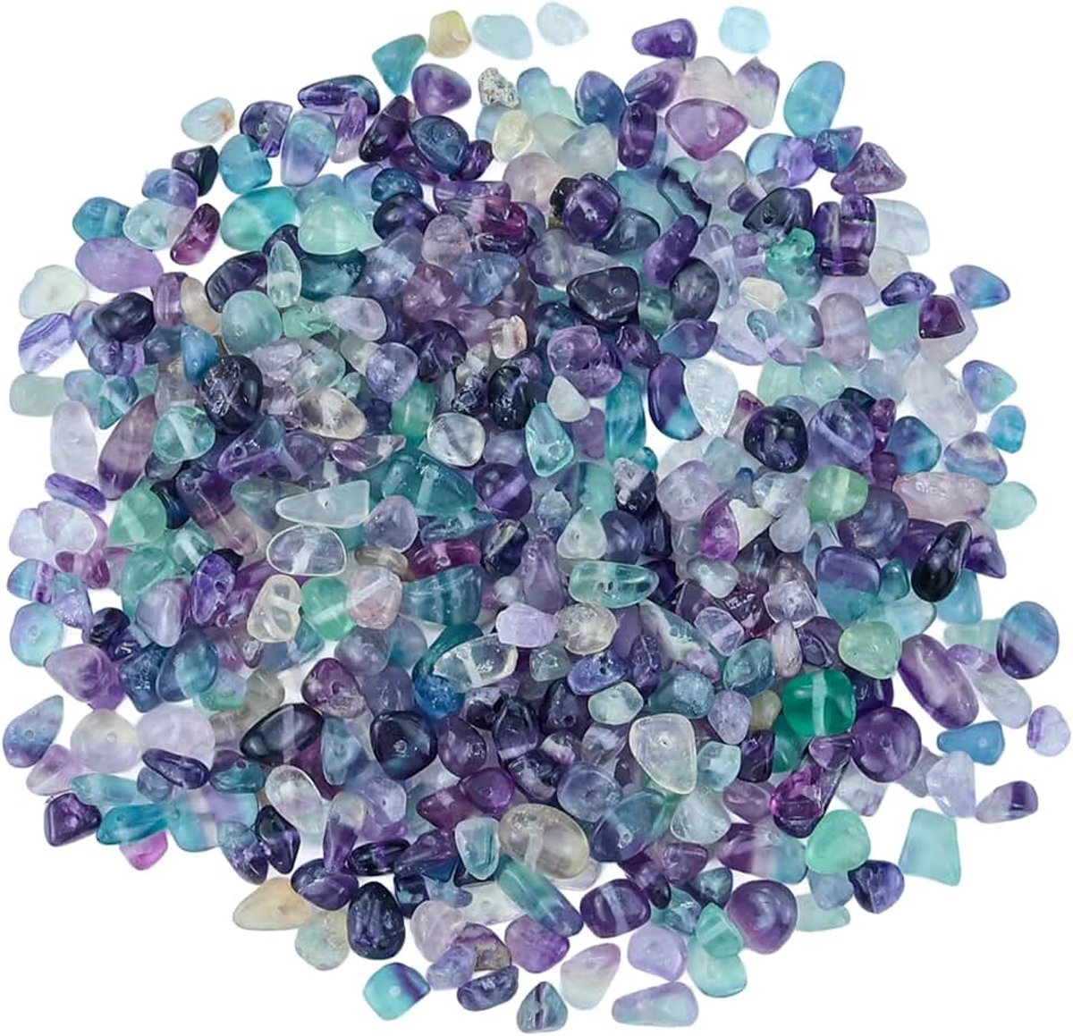 400 stuks edelstenen kralen 6 mm edelstenen kralen set natuursteen onregelmatige kralenarmband zelf maken doe-het-zelf armbanden oorbellen sieraden geschenken voor sieraden maken 5-8 mm