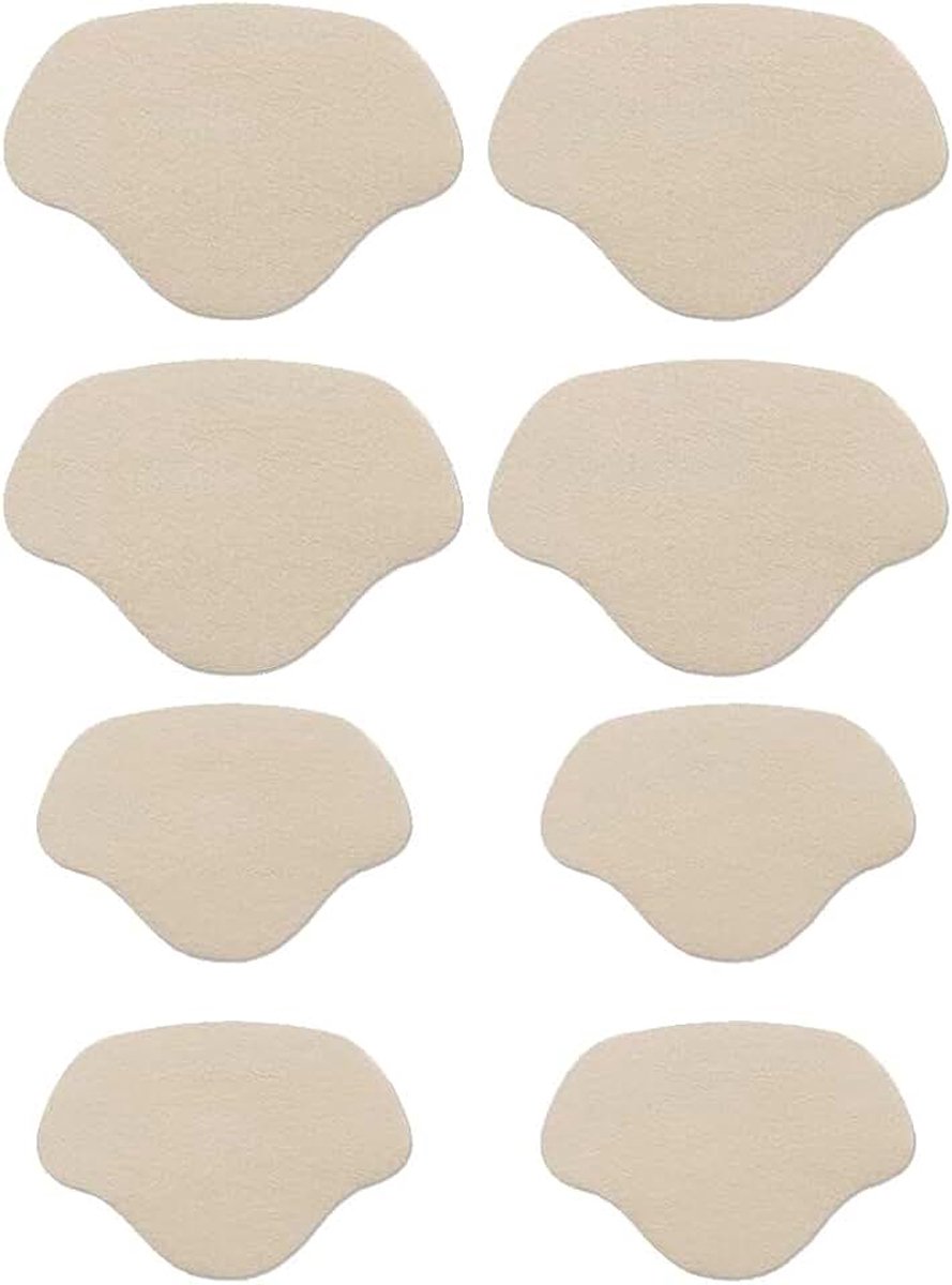 8 stuks turnschoenen, reparatiepleisters voor hiel zelfklevende patches voor sportschoenen, gaten voorkomen schoengaten, d