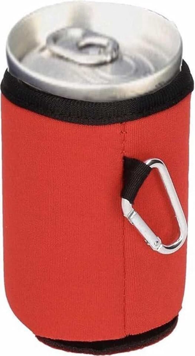 Blikjes - Blikjes Koeler - Koel houd Hoesjes - Bierblik Hoesjes - Rood - 2 stuks - Hoesje voor je blikje - Houd FrisdrankBier Blikjes Koel - Neopreen - van CHPN