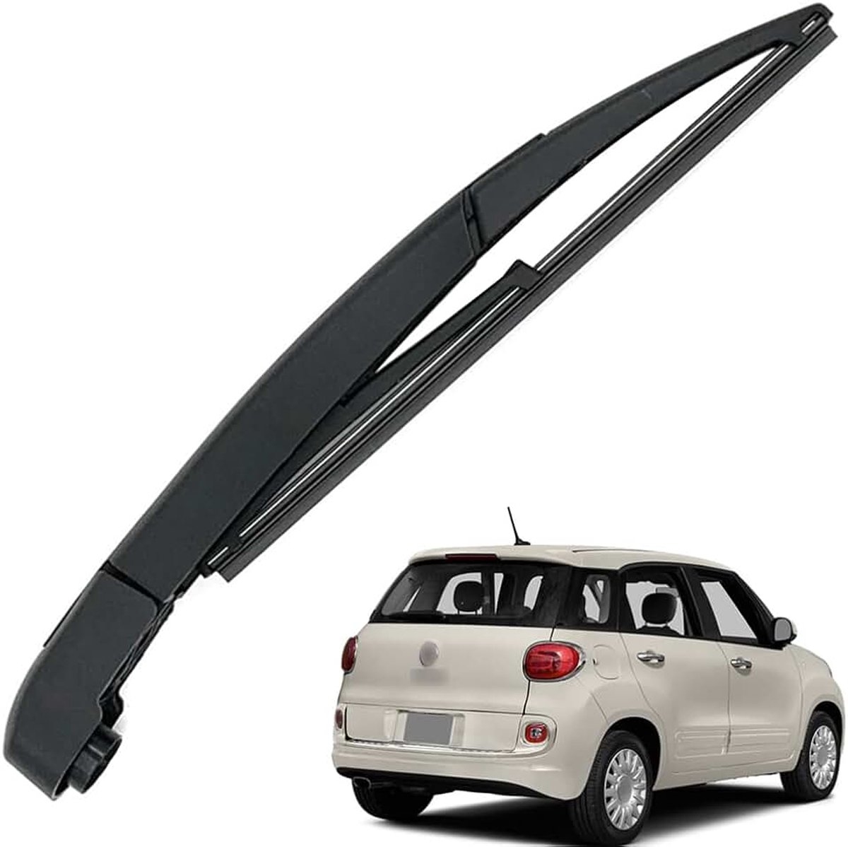 Achterruitenwisser Zwart, Vervanging Achterruitenwisser Arm Compatibel met FIAT 500L 2012-2020