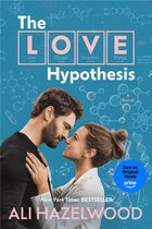 Boekomslag van "The Love Hypothesis" met een verliefd stel en scheikundige formules. "The Love Hypothesis" is nu een Original Movie.