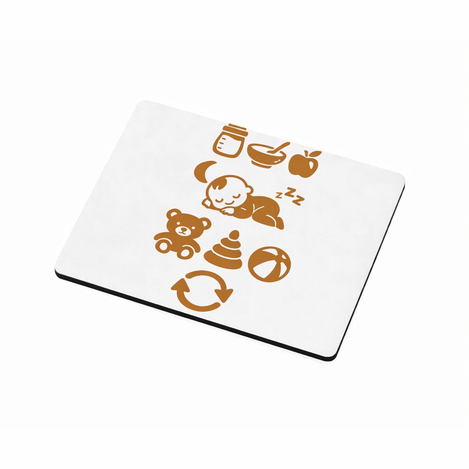 Mr Cadeautjes MDF magnetische fotolijst 9 x 7 - design Een vergelijkbare ritmegrap met een andere dagindeling en ee | cadeau Wit