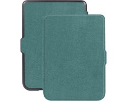 Ereader Hoes - Geschikt voor Amazon Kindle Colorsoft Signature edition (2024)/Amazon Kindle Paperwhite (2024)/Amazon Kindle Paperwhite Signature Edition (2024)/Amazon Kindle Colorsoft (2024) - Donkergroen