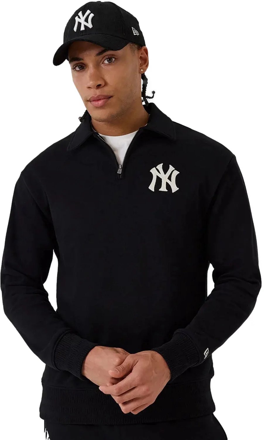 Sweatshirt 1/4 zip New York Yankees New Era MLB Zwart