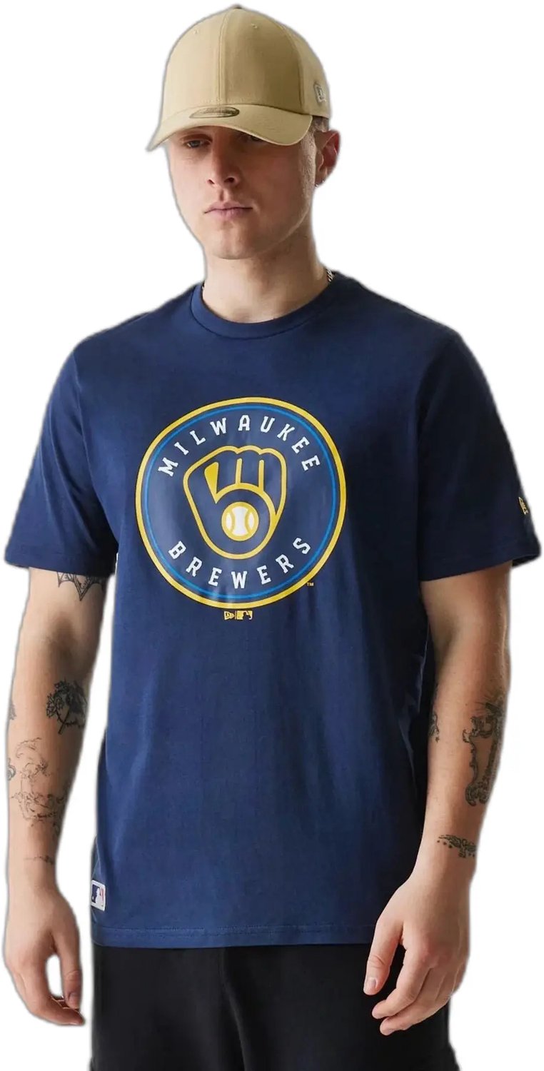 T-shirt Brewers Nos MLB Regular Obsidiaanblauw