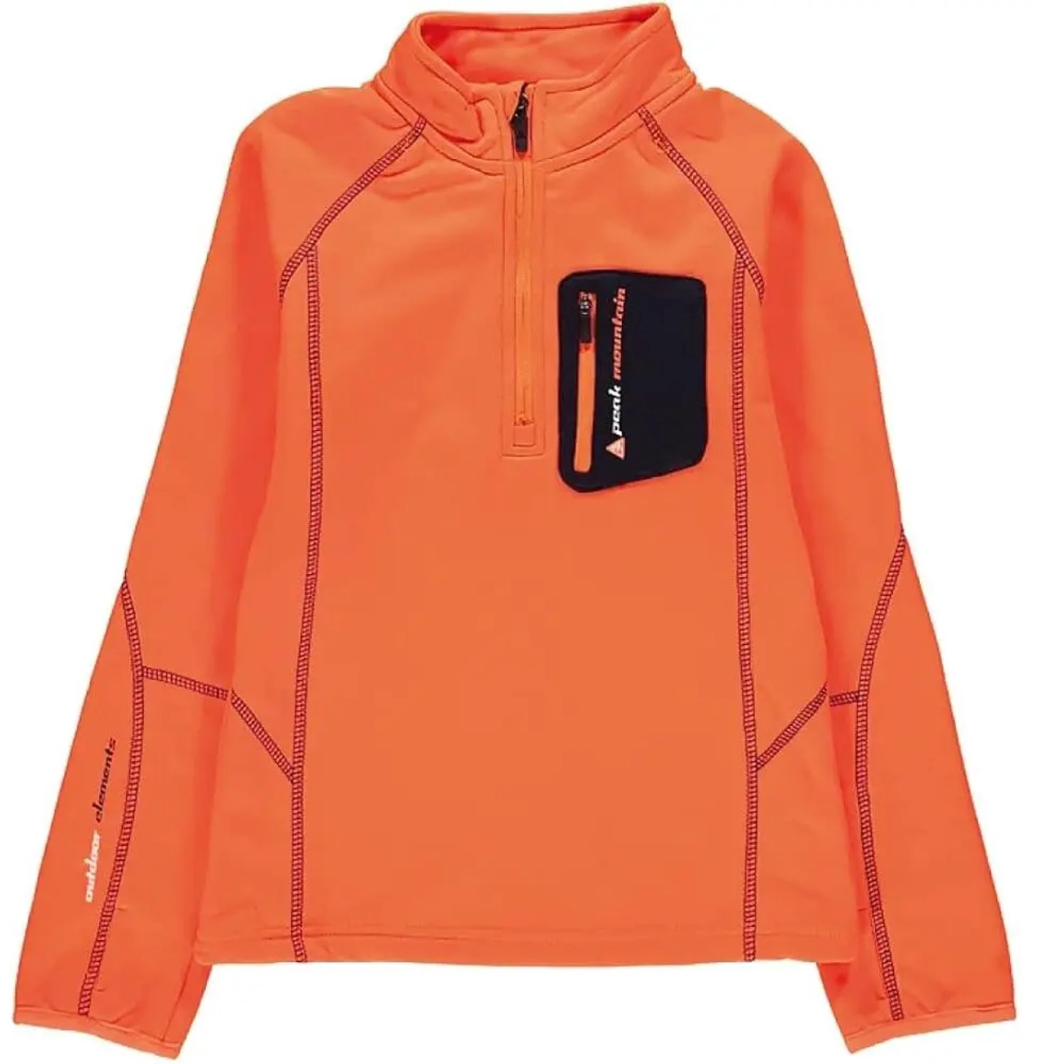 Kinderfleece Peak Mountain Shell Oranje
