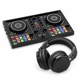 Vonyx Loop200 DJ Controller set - Met DJ koptelefoon - Virtual DJ LE software - Touch Sensitive Jogwheels