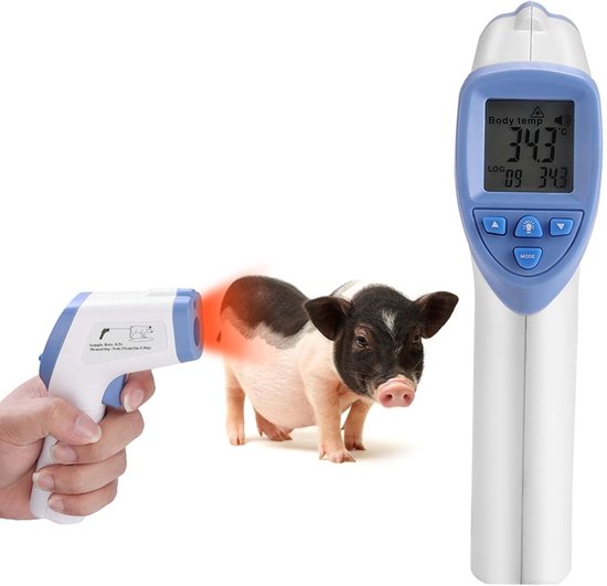 Digitale Huisdierthermometer met LED-probe - Infraroodthermometer voor Honden, Katten en Boerderijdieren - Hoge Nauwkeurigheid voor Dieren en Baby's, Ideaal voor Thuisgebruik — cadeau in Cadeau-ideeën - foto 6