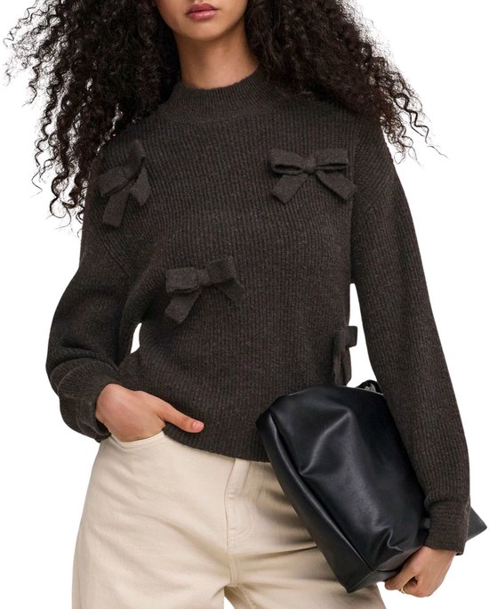 ONLY - ONLLISA LS BOW PULLOVER KNT NOOS Dames Trui