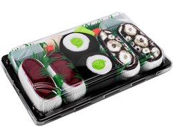 Sushi Sokken Box - 3 Paar Unieke Sokken met Sushi Design