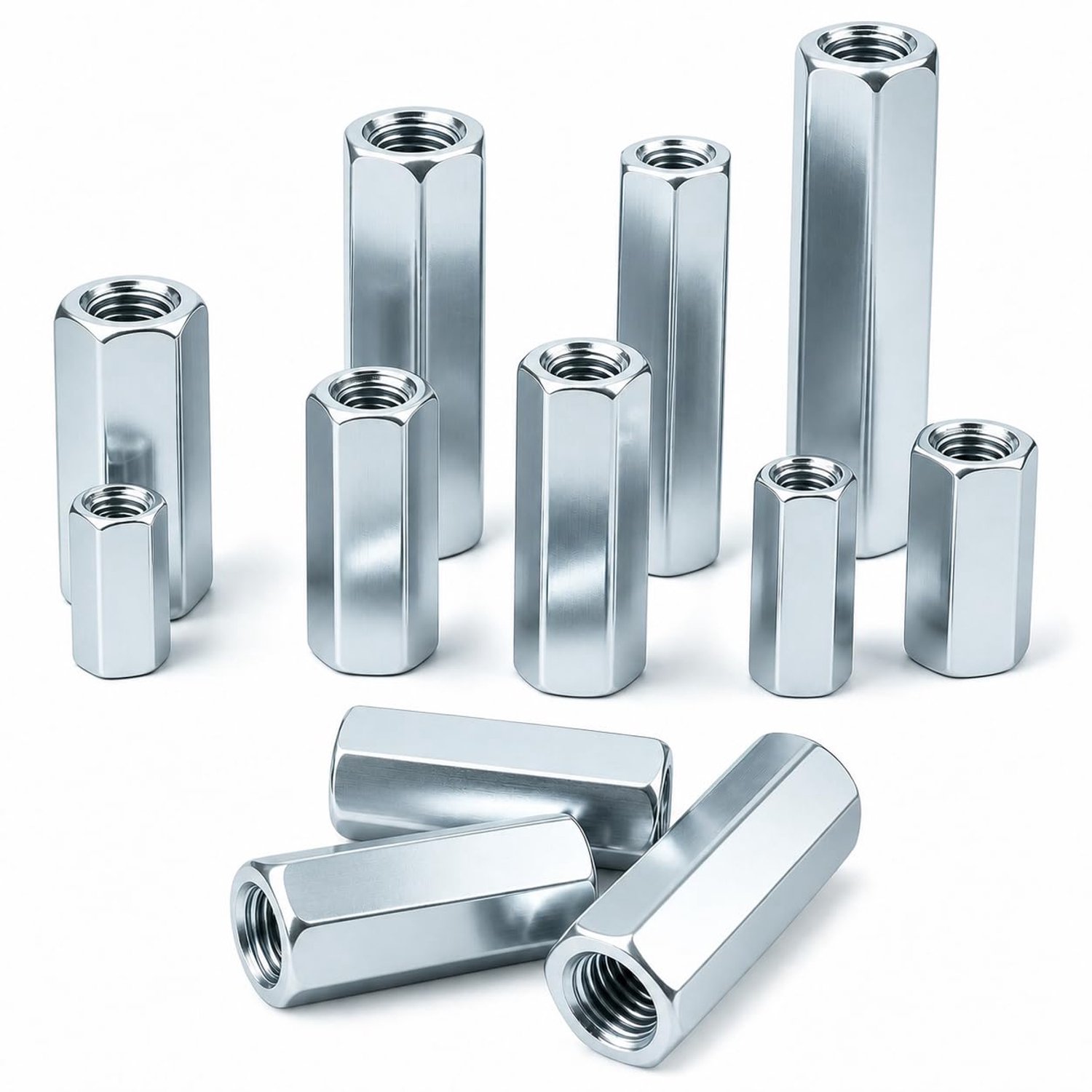 Schroefdraadmof M6 x 30 mm - Staal - 25 stuks - Geschikt voor montage - Vemera