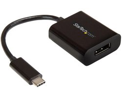 StarTech.com USB-C naar DisplayPort Adapter - 4K 60Hz/8K 30Hz - USB Type-C naar DP 1.4 HBR2 Dongle - Compacte USB-C (DP Alt Mode) Video Converter - Compatibel met Thunderbolt 3