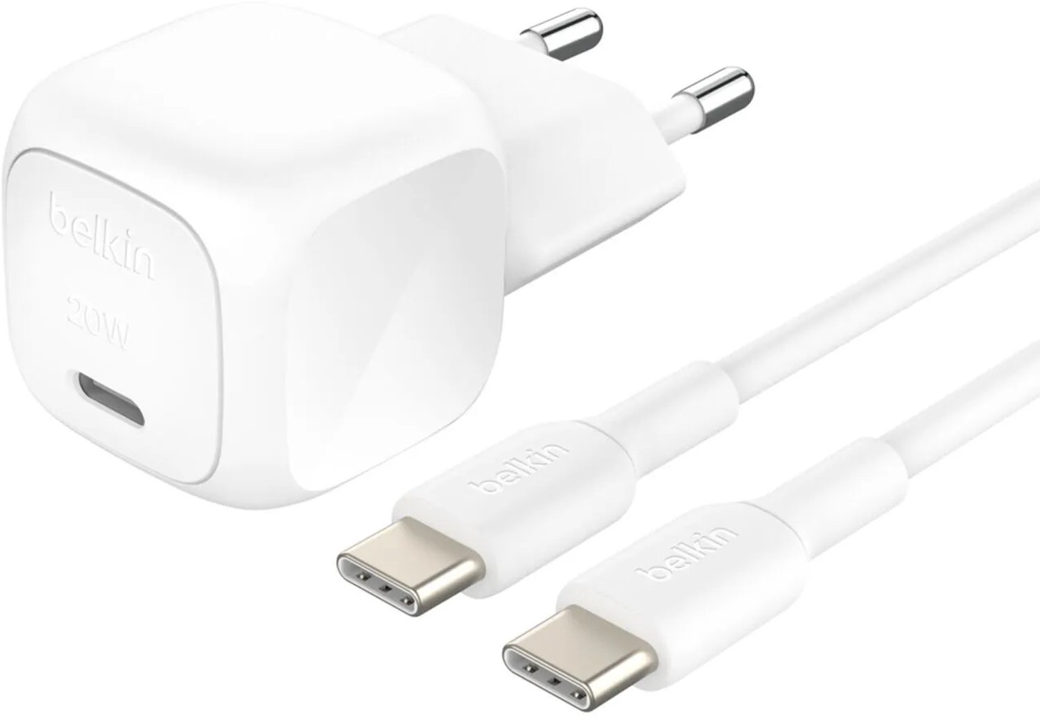 Chargeur Mural Belkin USB-C 20W avec Câble USB-C