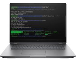 HP ZBook Fury G1i 18 Wolf Pro Security Edition - Data Science Intel Core Ultra 7 255HX Mobiel werkstation 45,7 cm (18") WQXGA 32 GB DDR5-SDRAM 1 TB SSD NVIDIA RTX PRO 2000 Blackwell Wi-Fi 7 (802.11be) Windows 11 Pro AI Workstation, AI PC Zilver