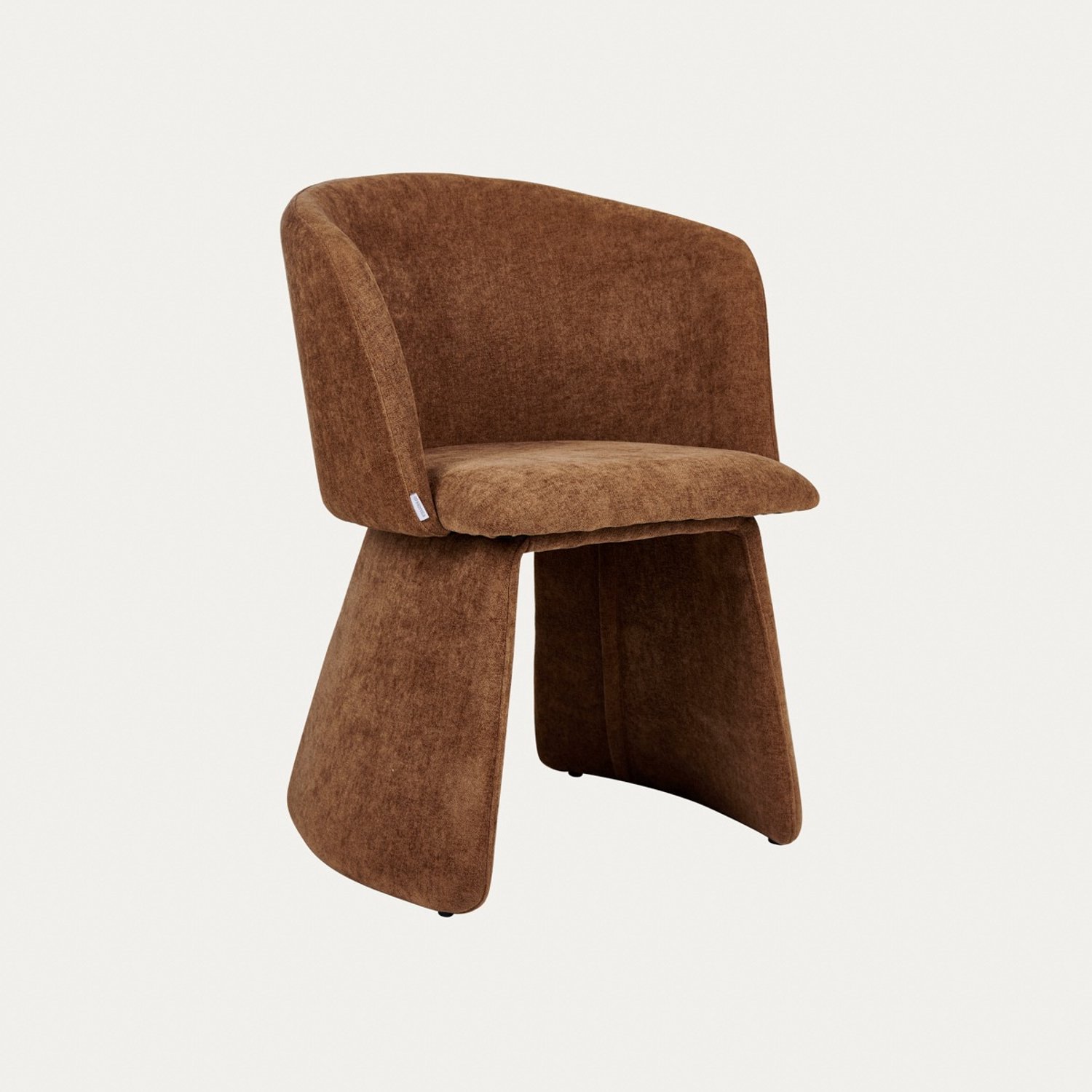 Homla Chair - VELARIO - brown - 59.5 x 60.5 x 79 cm - 000828 Bruin