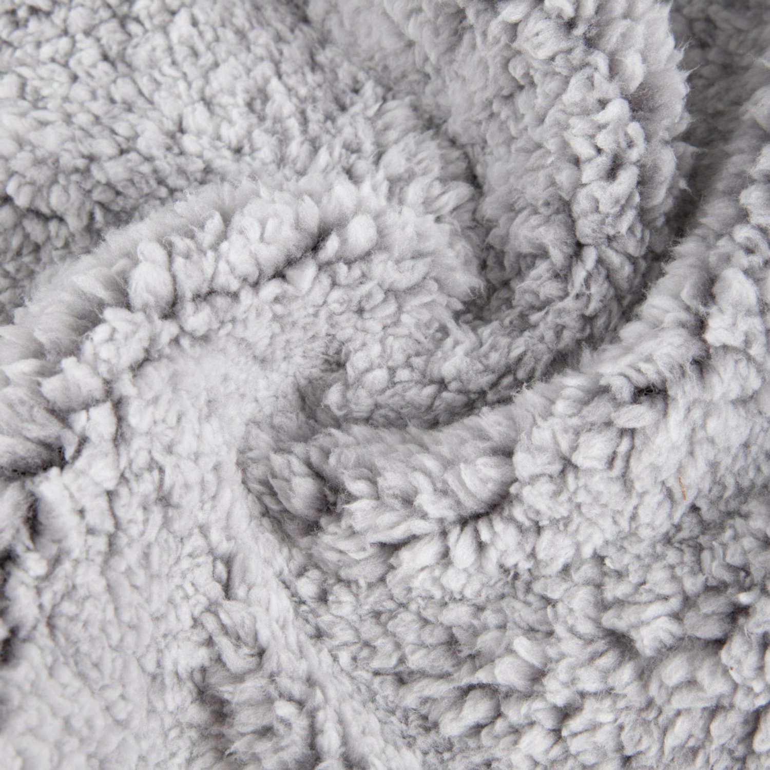 HOMLA Blanket - CALENTAR - with grey melange sherpa lining - 150x200cm - 782558