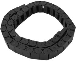 Kabelsleuf - Versterkte Nylon Drag Chain - 1M - Zwart - 15mm x 30mm - Duurzaam en Flexibel - Geschikt voor Kabelmanagement - Zwart