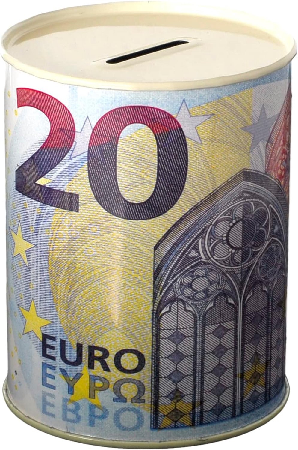 Blikken Spaarpot "Niet Openen" (20 Euro) - Metaal, 11x8.5cm