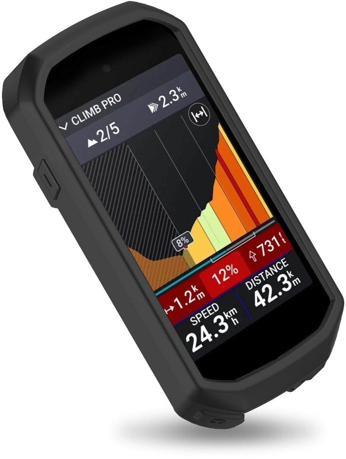 Ultra-Dunne Silicone Beschermhoes voor Garmin Edge 1050