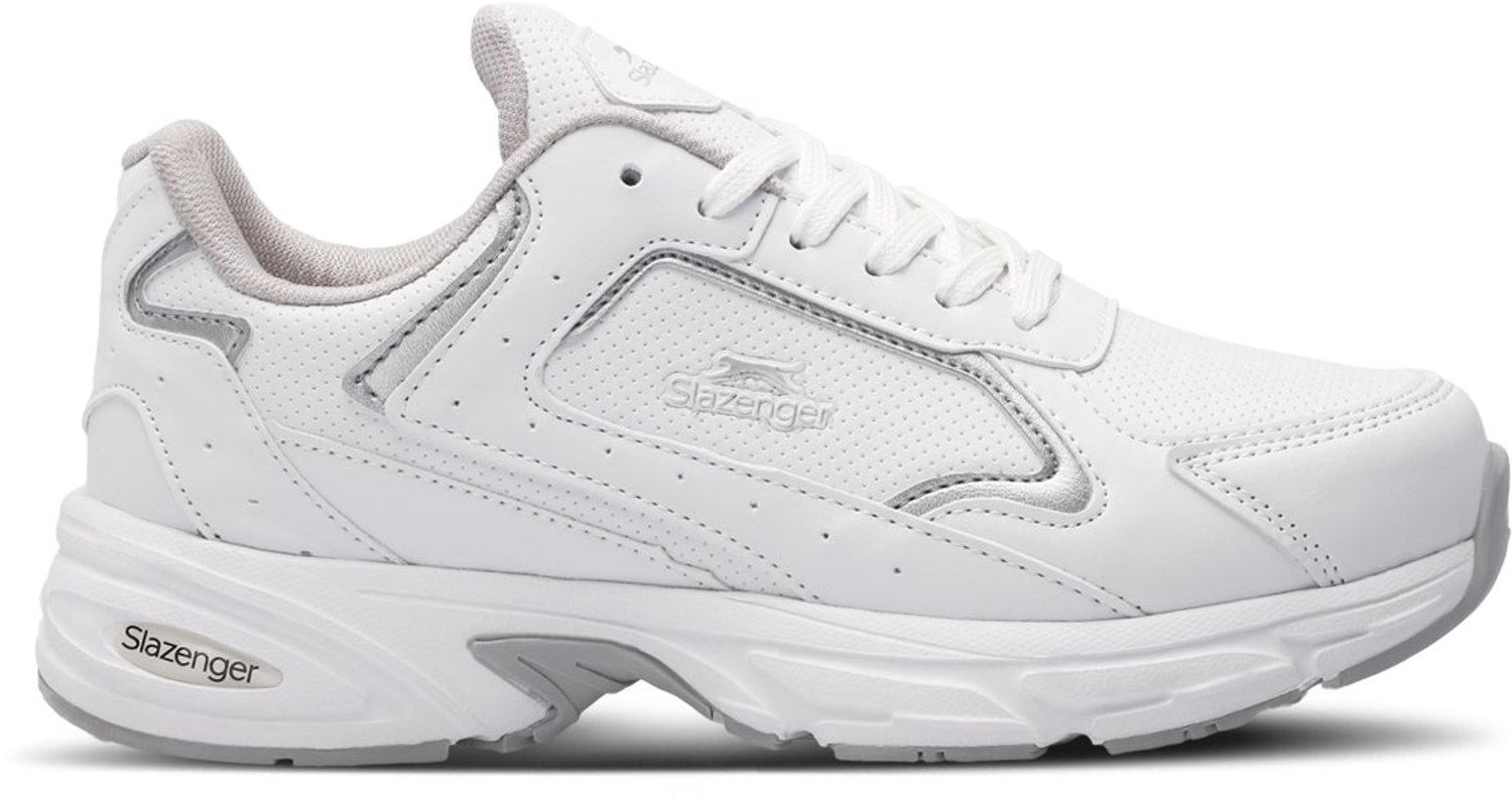 Slazenger Moss Heren Hardloopschoenen - Wit / Grijs
