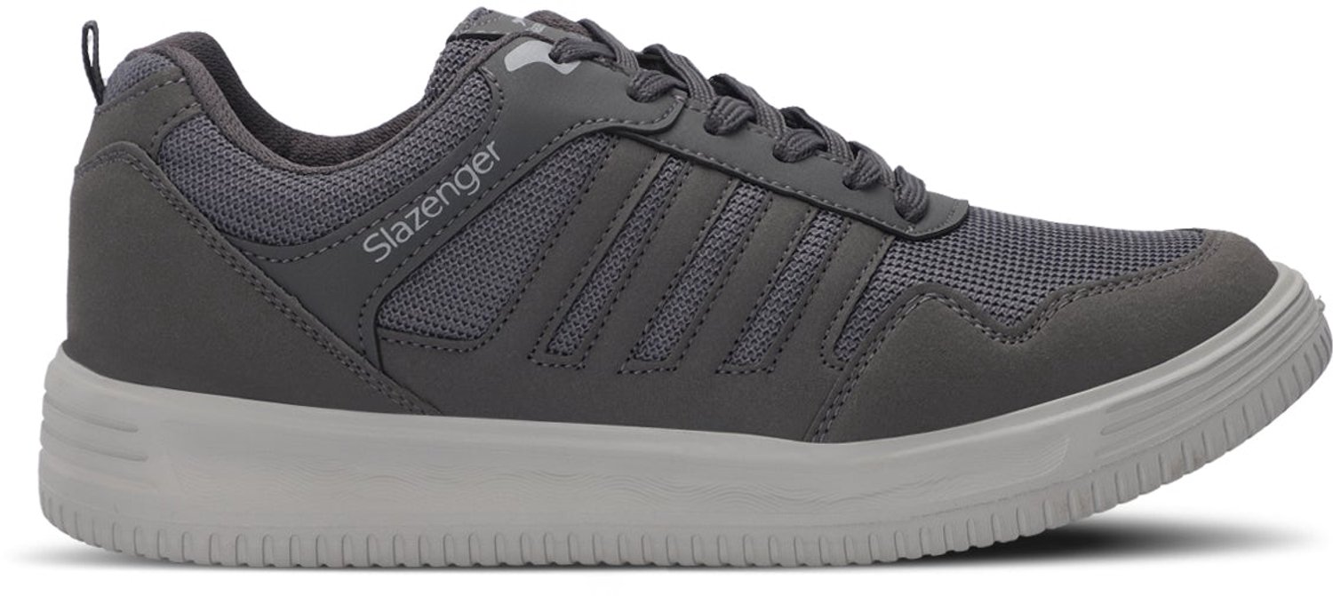 Slazenger Adapt Heren Sneakers - Donkergrijs / Wit