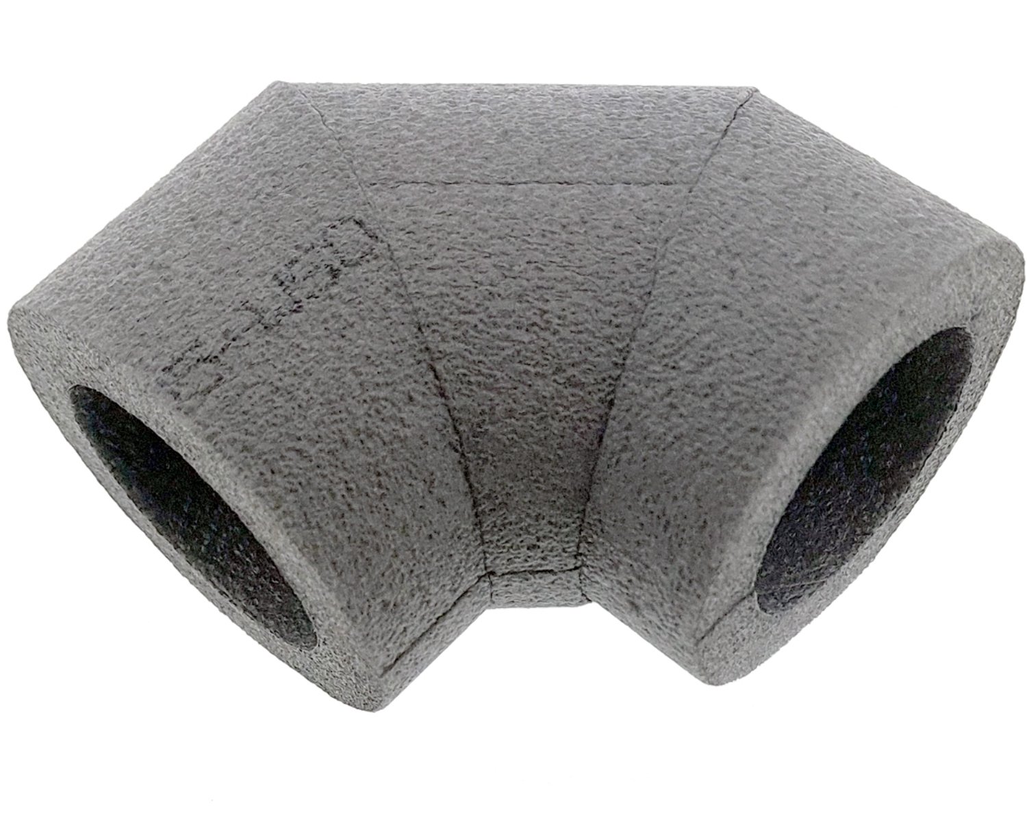 Deltafix buisisolatie bocht grijs Ø22mm wanddikte 9 mm