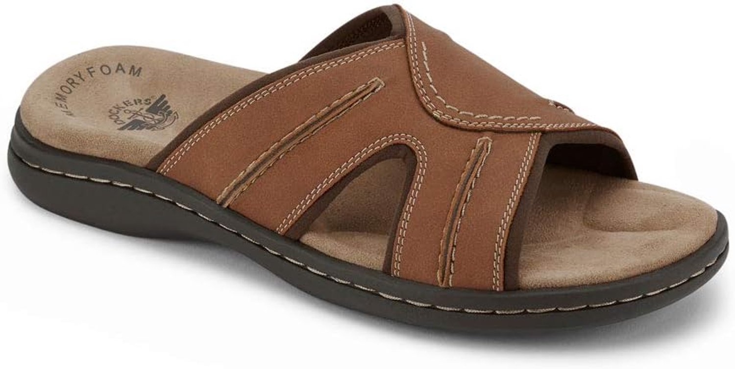 Dockers Sunland Heren Slippers Bruin