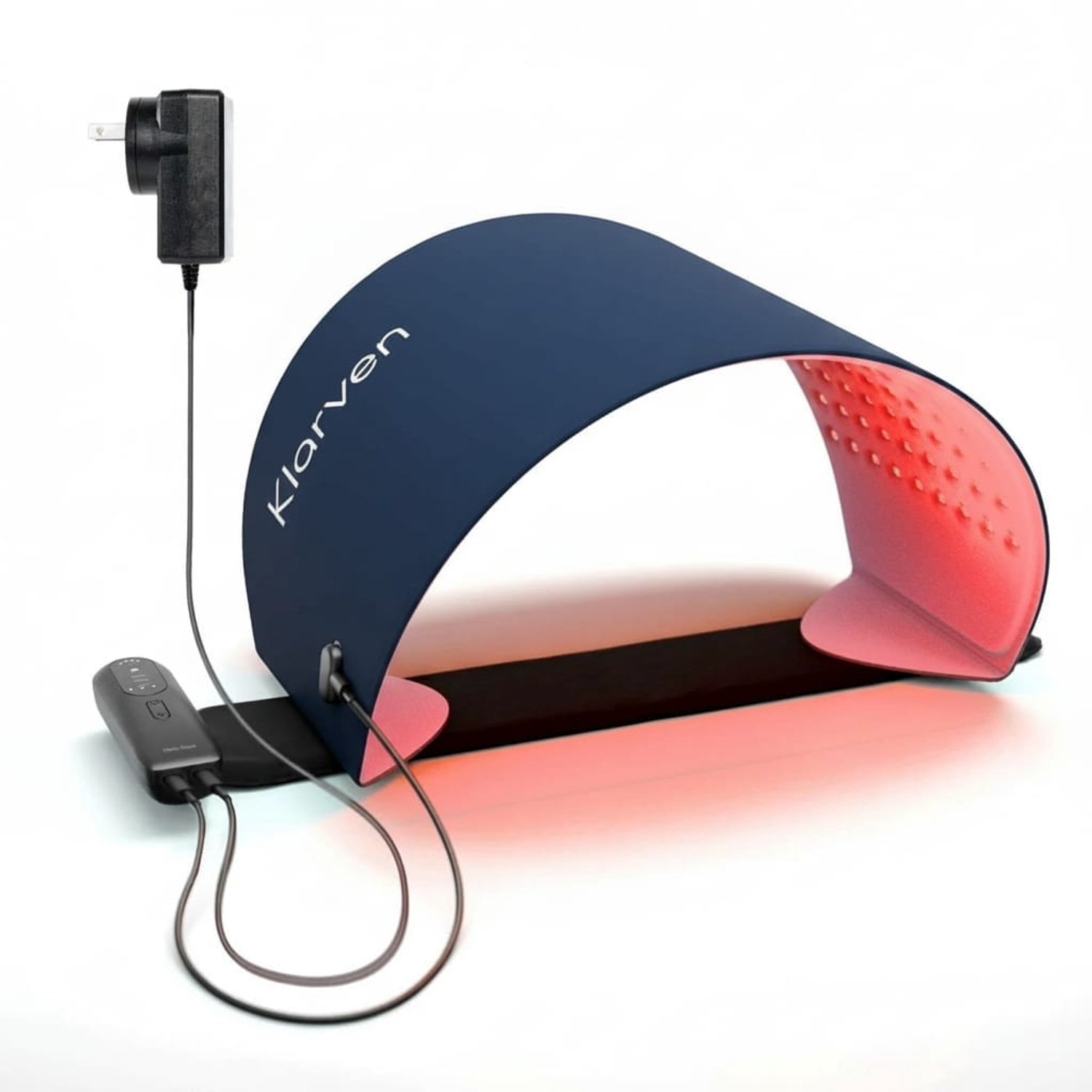 Klarven® Ledmasker Blauw - Lichttherapie Masker - Led Face Mask - Huidverzorging Gezichtsmasker - Rood Infrarood Licht - PDT Lichttherapie - Ontspannend Huidbehandeling