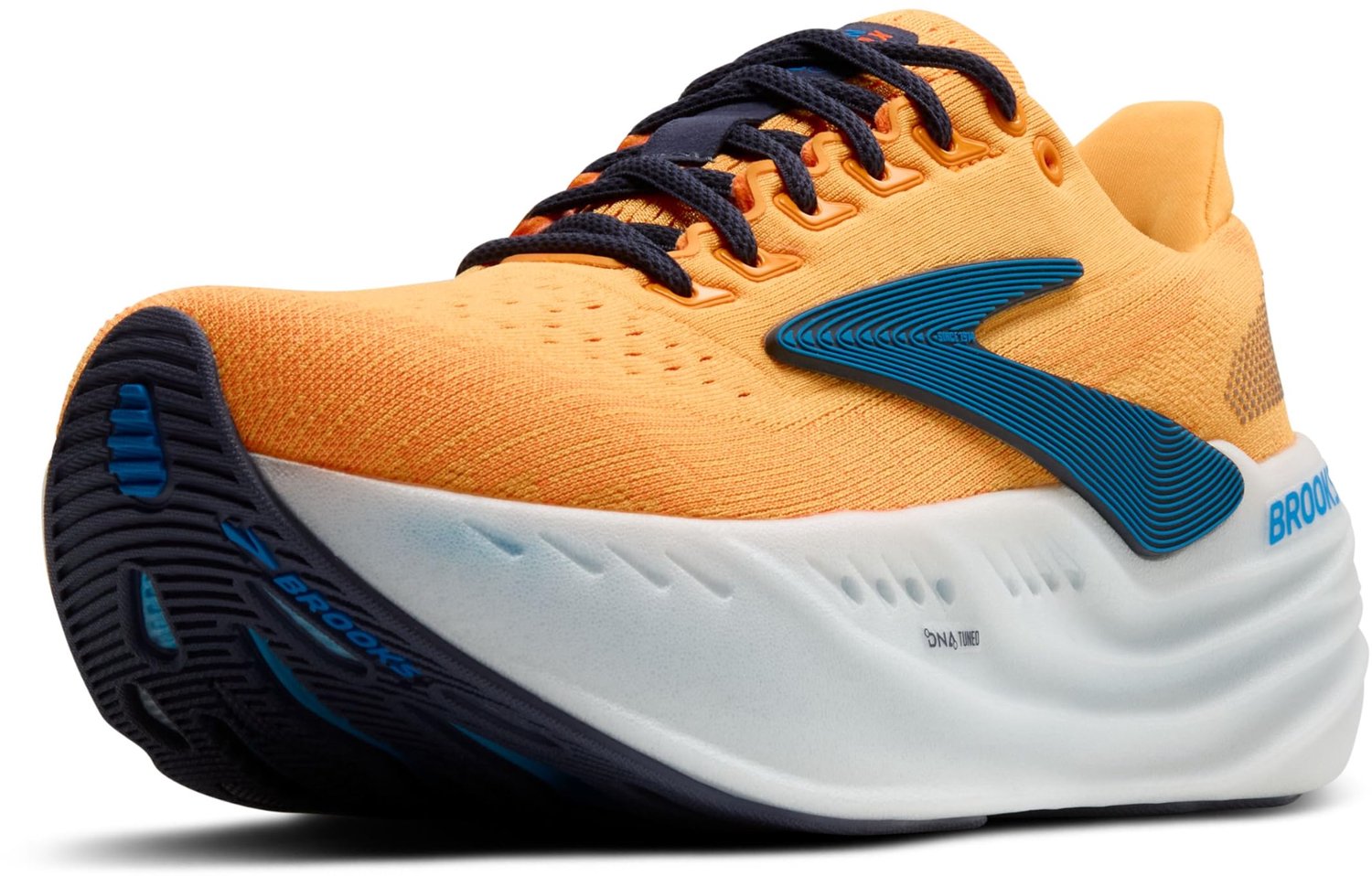 Brooks Glycerin Max M - Hardloopschoen - Blazing Orange/Blue/White - 42,5