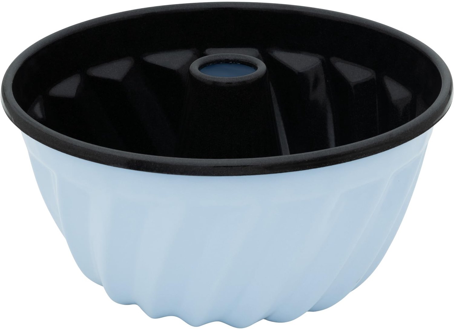 Enamel Bakvorm voor Turban - Diameter 22 cm - Blauw