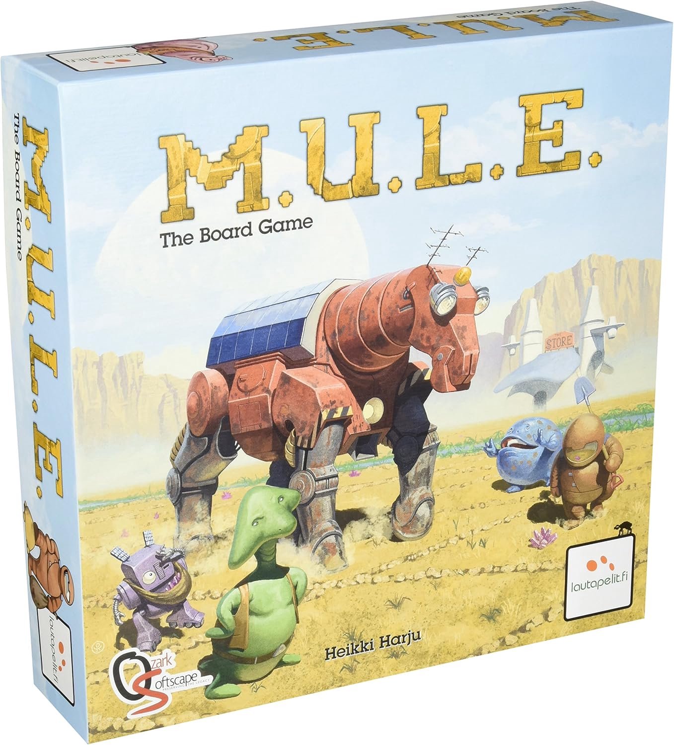 M.U.L.E. Bordspel: Klassieke Kapitalistische Chaos