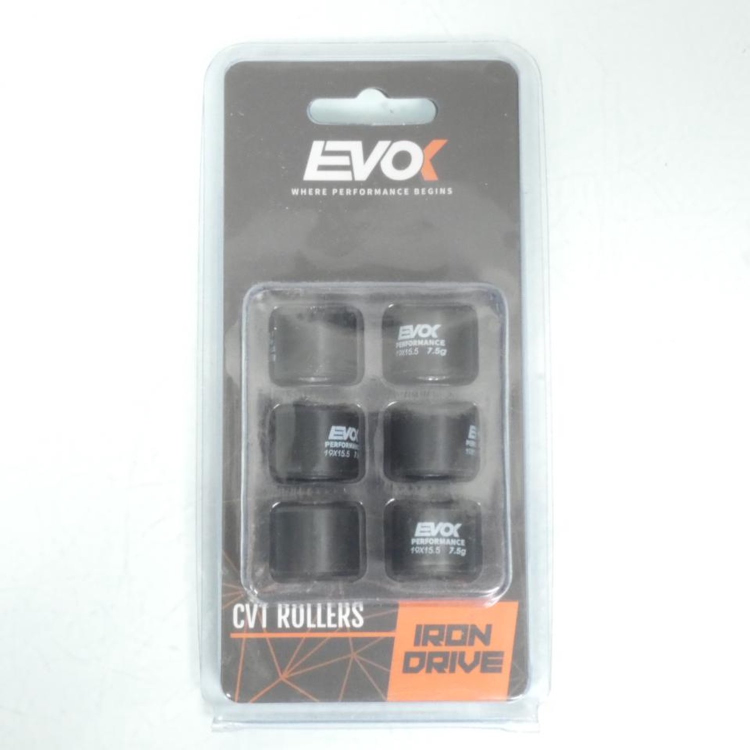 Variateurrol EVOK voor Scooter Piaggio 50 Zip Sp 2T 2006 tot 2015 19x15.5 7.5Grs Nieuw
