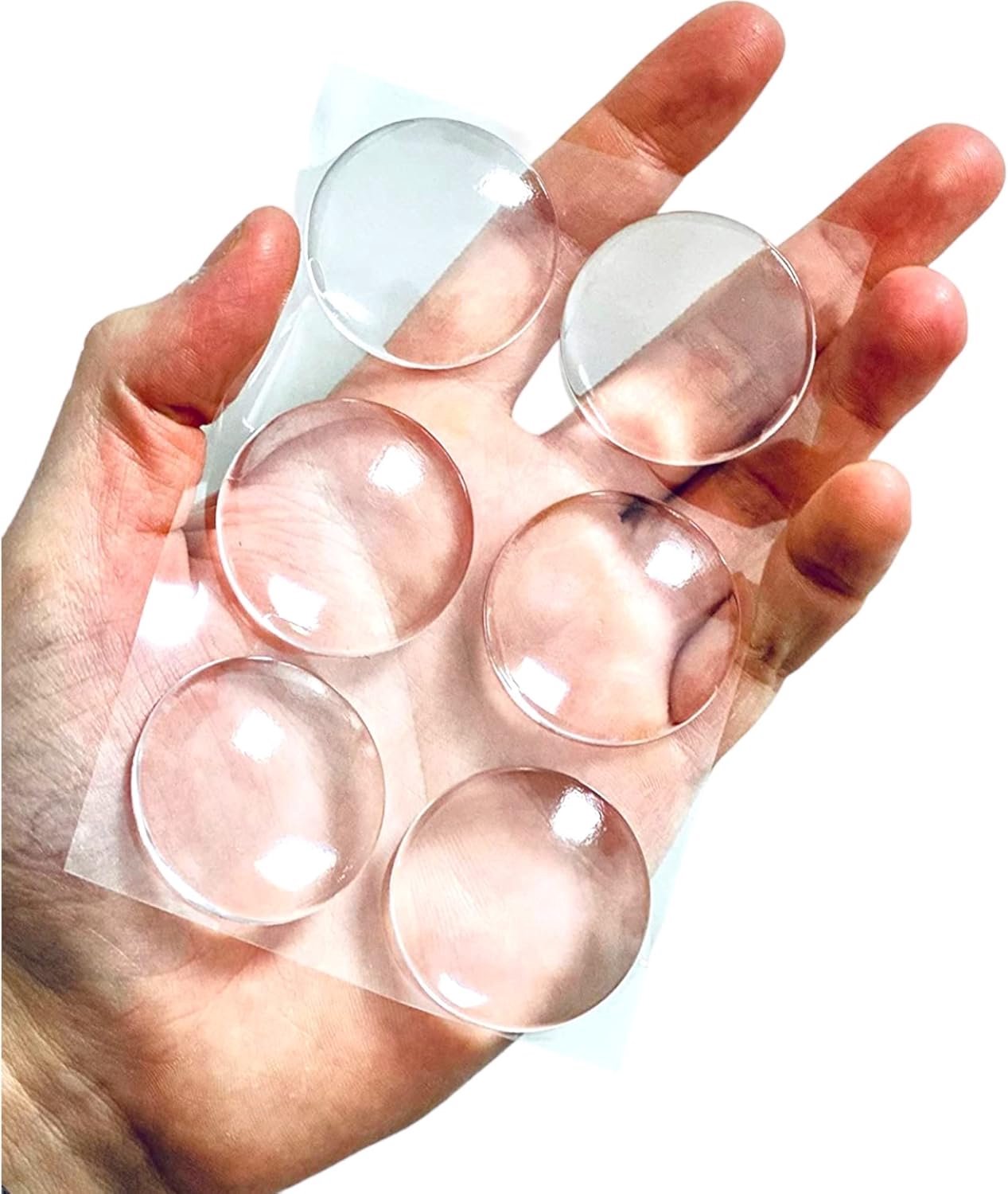 Zelfklevende Deurstopper - Transparant Siliconen Buffer (6 stuks)