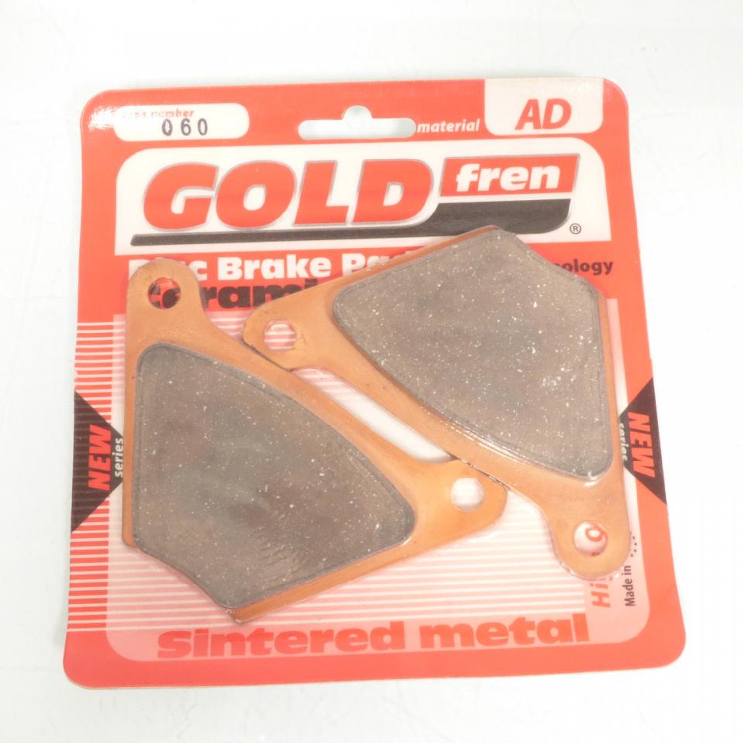 Plaquette de frein Gold Fren pour Moto Harley Davidson 1340 FXE 1981 ARG Neuf