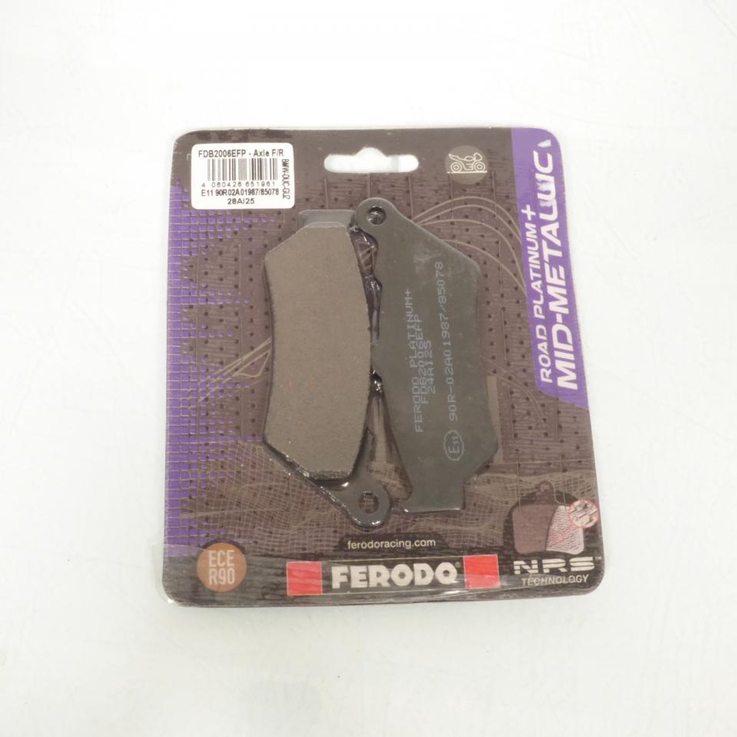Remblokken Ferodo voor Motor KTM 640 LC4 2005 tot 2007 674HF Nieuw