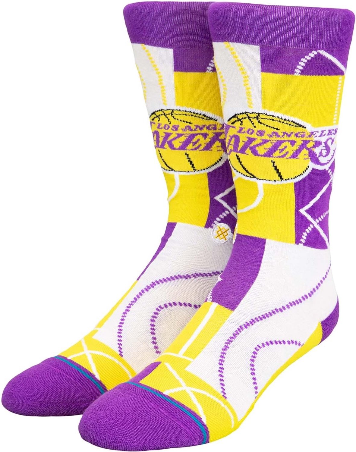 Stance NBA Los Angeles Lakers Zone Sokken - Paars