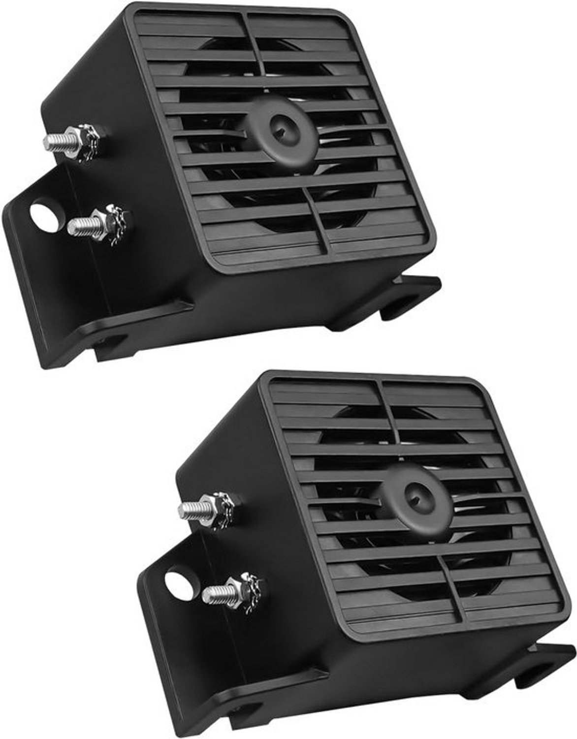 2x waterdicht back-upalarm - 12V-48V - 110dB - Achteruitrijalarm voor vrachtwagen, heftruck en zwaar materieel