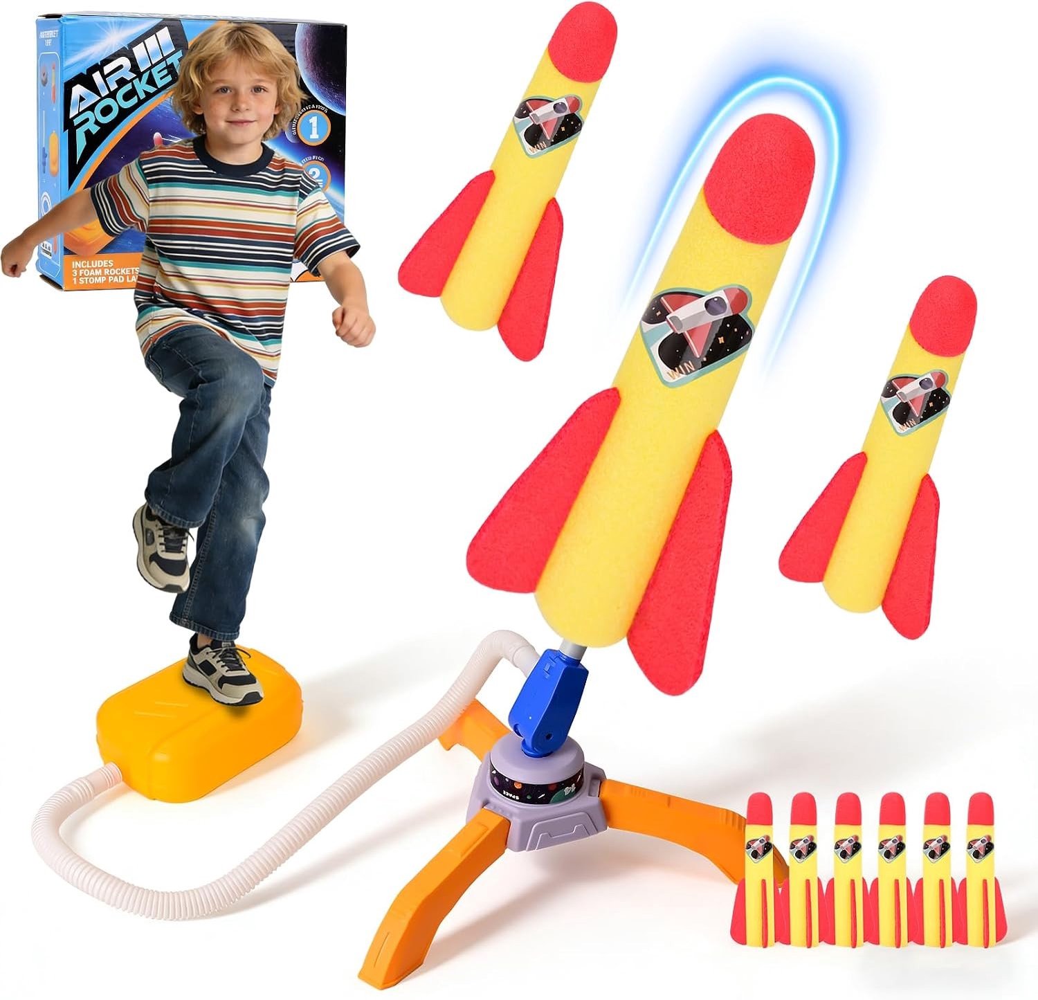 Speelgoed voor Kinderen: Schiet een Schuimraket de Lucht in met een Rocket Launcher voor Uren Plezier