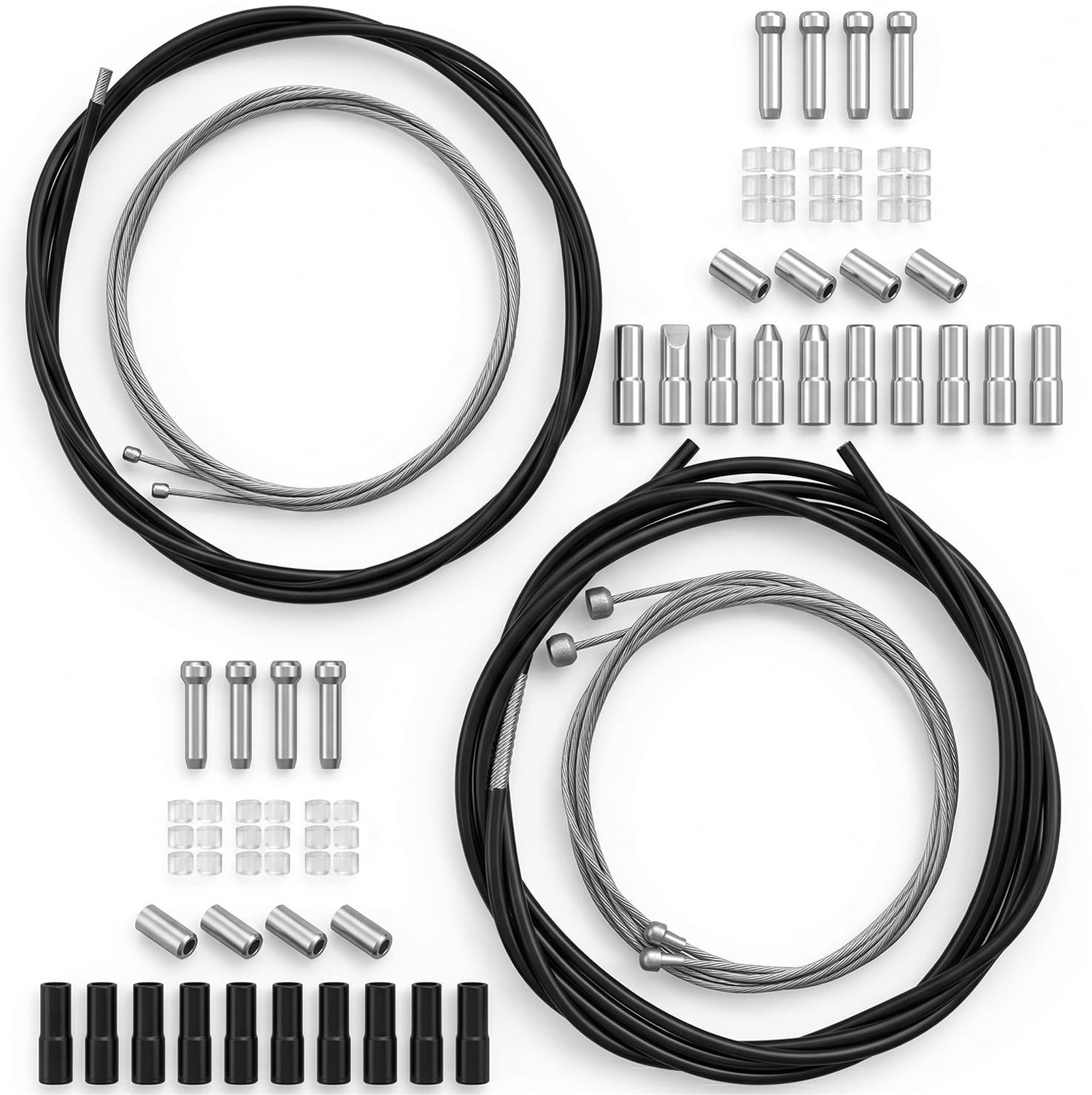 Universele Fietsrem- en Schakelkabelset met Complete Accessoires