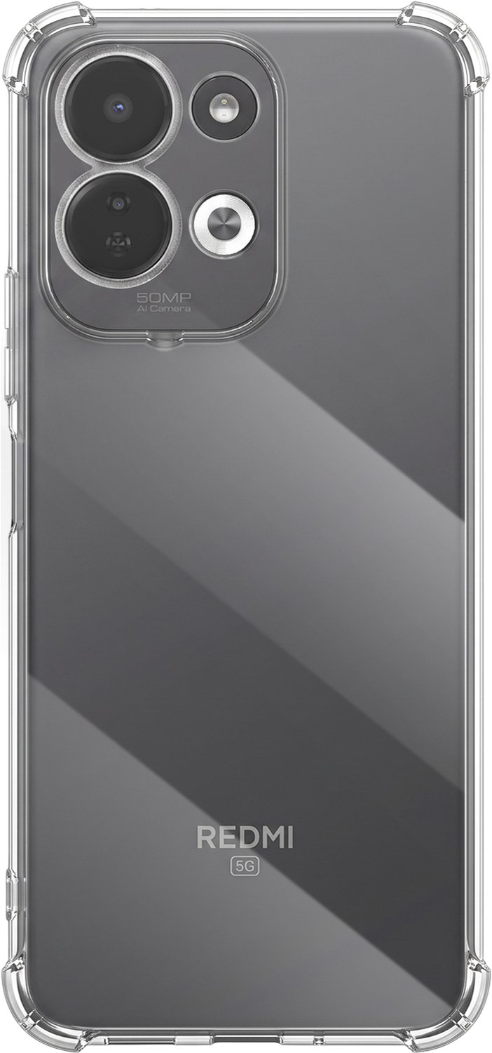 Mayaxess, Hoesje voor Xiaomi Redmi 17 Bescherming Versterkte Hoeken, Transparant