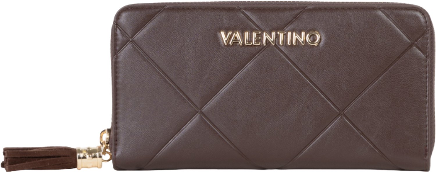 VALENTINO portemonnee Astrid Zip Around Wallet Caffe donkerbruin