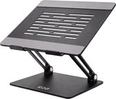 R2B Laptop standaard Verstelbaar en Opvouwbaar - 10 t/m 17 inch - Laptopstandaard - Laptop Stand - Laptopverhoger - Tablet Standaard - Laptoptafel - Zwart