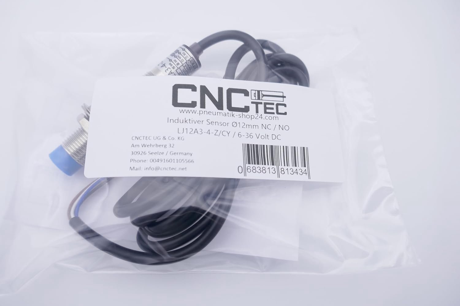 Inductieve nabijheidsschakelaar Ø12 mm - 6-36 Volt PNP NC NO - 4-draads - ideaal voor CNC 3D-printer eindstop - ServiceTopper