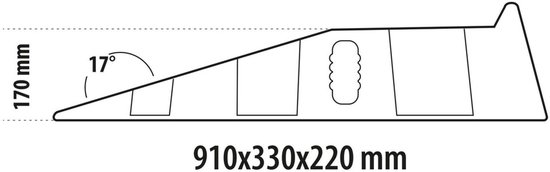 Oprijplaten tot 6 ton – 2 stuks – 170 mm hoog – antislip — afbeelding 2