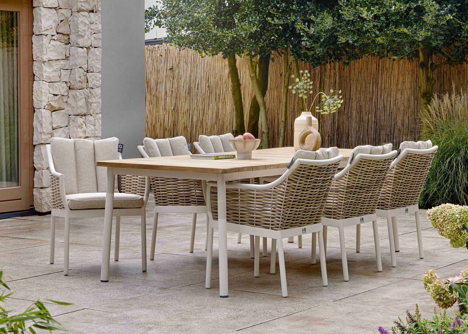 Apple Bee Milou Dining Chaise de jardin Oyster
