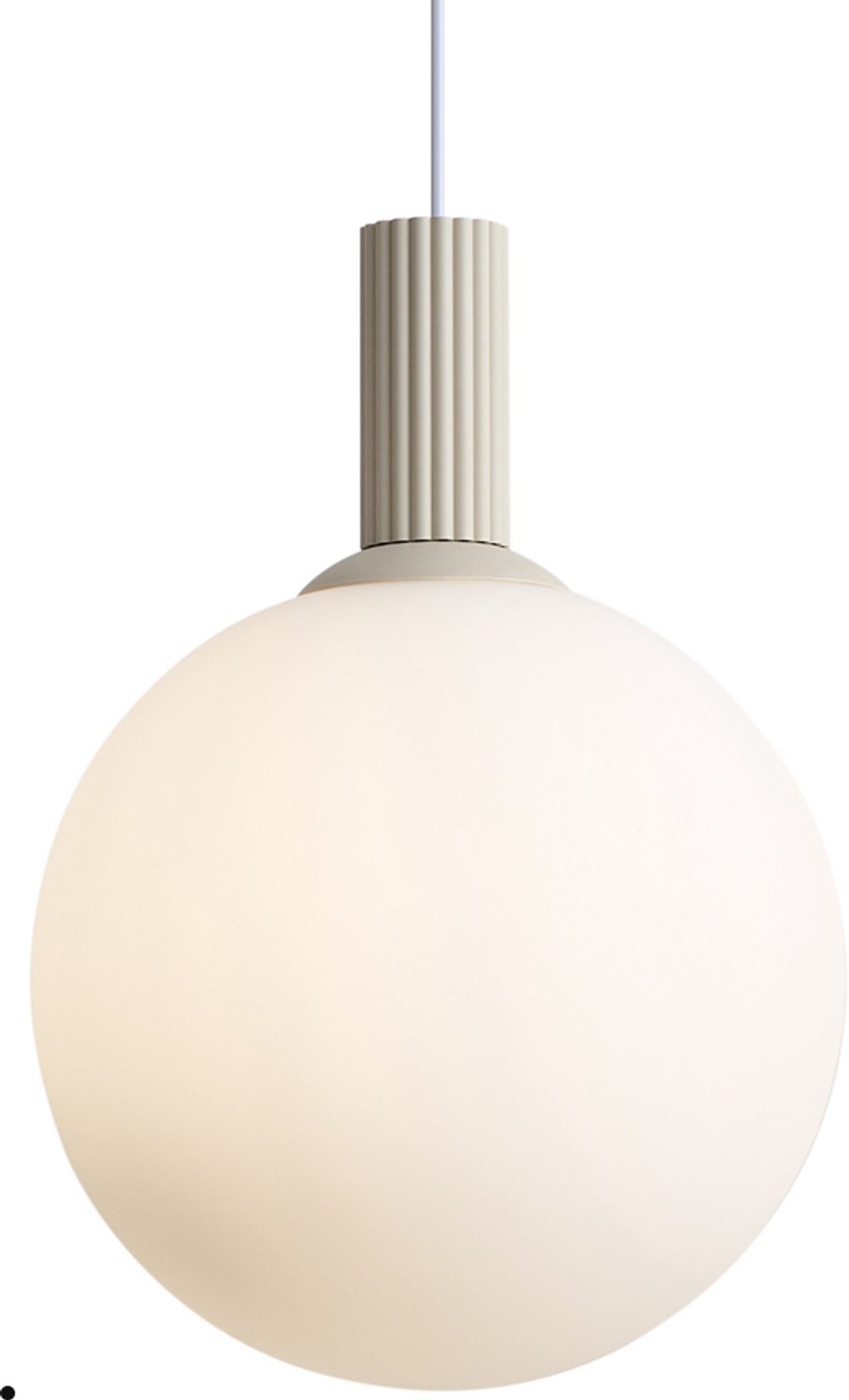 Qazqa japandi hanglamp - Polly - beige, 35cm, ideaal als woonkamer lamp