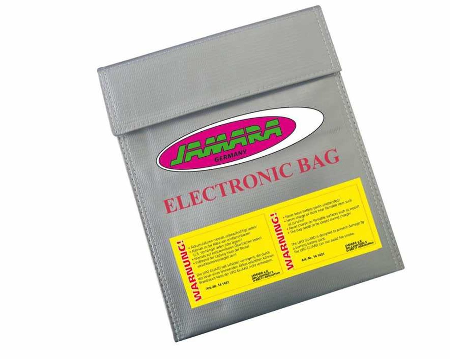Jamara LiPo Guard XL beschermzak 141430 - 30 x 23 cm, voor accu's